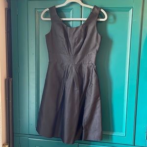 Kate Spade Little Black Dress Silk Blend A-Line w/ Pockets Cocktail Sz 2